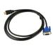 SPRING PARK 6Ft 1.8M VGA HDMI-compatible Gold Male To VGA HD-15 Male Cable 1080P HDMI-compatible-VGA M/M Wire