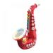 Kids Saxophone Trumpet Clarinet Toy Mini Saxophone with Light and Sound Early Educational Toys Musical Instrument Toy for Toddler Girls Boys Beginners