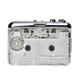 Portable Cassette Players Walkman Tape Cassette Full Transparent Shell Player