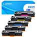 054H CRG054H 054 Toner Cartridge Compatible for Canon 054H 054 Color Image Class MF644Cdw MF642Cdw MF640C LBP622Cdw LBP620 Printer Ink (2*Black Cyan Magenta 1 Yellow 5-Pack)