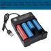 Ybeauty Universal Smart Rechargeable Li-ion Battery Charger for 18650 18500 16340 14500