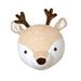 Jungle Animals Head Wall Bear/Deer Head Wall Ornaments Wall Hanging Mount Stuffed Plush Toy Princess Doll Girl