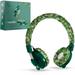 LilGadgets Untangled Pro Wireless Headphones for Kids for School On-Ear Bluetooth Headphones with Built-in Microphone No More Tangled Wires Kids Headphones for School Green Camo