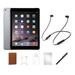 Restored Apple iPad Air 2 (2014) Bundle 64GB Space Gray Wi-Fi Beats Flex Case Tempered Glass Stylus Pen Charging Accessories (Refurbished)