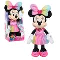 Disney Junior Minnie Mouse Sparkle and Sing Minnie Mouse 13 Inch Feature Plush with Lights and Sounds Kids Toys for Ages 3 up