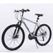 Dinling Comfort Hybrid Bikes for Men Women 26 inch 21 Speed Mountain Bikes Grey-blue