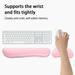 Deyuer Wrist Rest Pad Professional Comfortable Memory Cotton Keyboard Mouse Wrist Hand Rest Mat for PC