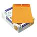 Quality Park-1PK Park Ridge Kraft Clasp Envelope #97 Square Flap Clasp/Gummed Closure 10 X 13 Brown Kraft 100/B