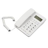 Vistreck Desktop Corded Landline Phone Fixed Telephone Big Button for Elderly Seniors Phone with LCD Display Mute/ Pause/ Hold/ Flash/ Redial/ Hands Free Functions for Home Hotel Office Bank Call Cen