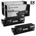 LD Compatible Replacement for Xerox 106R03622 High Yield Black Toner Cartridge 2-Pack for Phaser 3330 3330 DNI & WorkCentre 3335 DNI 3345 3345 DNI