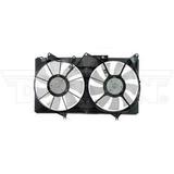 Dorman 620-532 Dual Fan Assembly Without Controller for 2002-2003 Lexus ES300 2002-2006 Toyota Camry & 2004-2008 Toyota Solara - Black