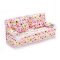 MageCrux 3 Pcs/Set Sofa Couch 2 Cushions For Barbies Kids Dollhouse Furniture Printing
