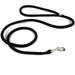 Yellow Dog Design Rope Dog Leash - Colorfast Black - 3/4 Diam x 4 ft Long - for Training Hiking and Walking - Made in The USA