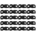 Lixada 20 PCS Contoured Side Release Buckles for Paracord Bracelet Pet Collar Backpack