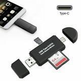 SD Card Reader USB Type C Micro USB SD Card Reader USB 2.0 Adapter Memory Card Reader for MMC SDXC SDHC SD RS-MMC Micro SD Micro SDXC Micro SDHC Card for Android Smartphone MacBook and PC Laptop