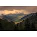 Sunrise view of Oconaluftee Valley-Great Smoky Mountains National Park-North Carolina Poster Print - Adam Jones (24 x 18)