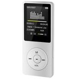Ultrathin MP3 Player with 8GB storage and 1.8 Inch Screen can play 80h Supports FM radio Recording Picture Browsing Video Playback
