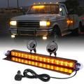 Xprite 16 Cadet Series Windshield LED Strobe Lights - Amber