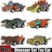 6 Pack Friction Powered Car Toys Dinosaur Monster Pull Back Trucks for Kids Toddler Toys Inertia Car Toys for 3 4 5 6+ Year Old Boys Girls