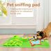 XWQ 70cm x 43cm Pet Sniffing Mat Nose Training Interactive Toy Stress Relief Foraging Blanket Dog Snuffle Toy for Cat Pig