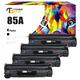 Toner Bank Compatible 85A Toner Cartridge for HP CE285A 85A LaserJet Pro P1102W Pro M1212NF Pro M1132 M1210 M1130 M1212NF M1217NFW Printer Ink (Black 4-Pack)