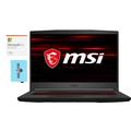 MSI GF63 Thin Gaming & Entertainment Laptop (Intel i5-10500H 6-Core 16GB RAM 512GB SATA SSD 15.6 Full HD (1920x1080) Nvidia RTX 3050 Wifi Win 10 Pro) with Microsoft 365 Personal Hub