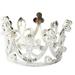 Dog Tiara Crown Pet Headgear Clear Crystal Rhinestone Hair Barrettes Pet Crown Hair Clips Girls Puppies Barrette for Pet Dogs Grooming Hair Costume Accessories