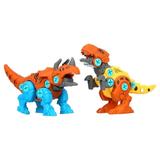 Dinosaur Building Blocks Toys Kit for Kids and for 3 4 5 6 Years Boys and Girls â€“ Multicolor Stem Construction Dinosaur Eggs Toddler Educational and Learning Birthday Gifts 2Pack