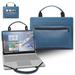 HP ProBook x360 435 G7 Laptop Sleeve HP ProBook x360 435 G7 Laptop Leather Protective Case with Accesorries Bag Handle Laptop Case for HP ProBook x360 435 G7 (Blue)