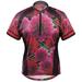 Aero Tech PLUS SIZE Women s Liddy Jersey Dahlia Flowers Plus Size Cycling Jersey