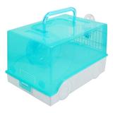 Frcolor Hamster Cage Carrier Homes Gerbil Playground Heaven Biting Travel Houses Aquarium Habitat Portable Animal