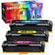 Amstech 3-Pack Compatible Toner for HP CF411A CF412A CF413A for HP Color LaserJet Pro MFP M477fnw M477fdn M477fdw M377dw Pro M452dw M452nw M452dn Printer Ink (Cyan Magenta Yellow)