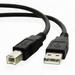 25ft USB Cable for Canon ImageCLASS D530 Laser Multifunction Printer Black