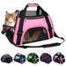 Yipa Cat Carrier Soft-Sided Pet Travel Carrier for Cats Dogs Puppy Comfort Portable Foldable Pet Bag Airline Approved Purple Small Size