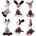 1/3PCS Pet Dog Chew Toy Puppy Squeaker Squeaky Cute Animals Shaped Play Soft Cute Plush Sound Teeth Interactive Toys