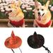 Cheers.US Pet Dog Halloween Costume Dog Cat Halloween Witch and Puppy Kitty Witch Hat with Wizard for Cats Small Dogs Halloween Witch Hat