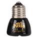 50W Ceramic Heat Lamp Black Infrared Bulb Emitter Lamp Infrared Heat Bulb for Pet Coop Heater Reptile Chicken Lizard Turtle Brooder Bulb Temperature Adjustable No Harm No Light