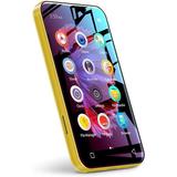 72GB WiFi Mp3 Player with Bluetooth TIMMKOO 4.0 Full Touch Screen Mp3 Mp4 Player with Speaker HiFi Sound Walkman Digital Music Player with FM Radio Recorder Ebook Clock Browser (Yellow)