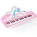 31 Keys Electronic Keyboard Piano Toy with Microphone for Kids Multifunctional Musical Instruments for Toddlers Educational Musical Toys