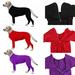 Topwoner Pet Dog Bodysuit Long Sleeves Jumpsuit Coat For Dogs E-Collar Alternative Recovery Onesie Suit for Dogs Grooming Reduce Anxiety Replace Medical Cone- Red S-XXL