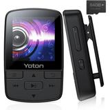 Yoton MP3 player HiFi Music Player with FM Radio Recorder Pedometer Stopwatch Video Playback and E-Book Includes Headphones