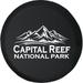 Black Tire Covers - Tire Accessories for Campers SUVs Trailers Trucks RVs and More | Capital Reef National Park Utah Black 28 Inch