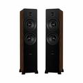 Fluance Ai81 Elite Powered 2-Way Floorstanding Tower Speakers 150W Built-in Amplifier for 2.0 Stereo Music & Movie Listening TV Turntable PC & Bluetooth - 2x RCA Optical Sub Out (Natural Walnut)
