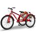 MOPHOTO 24 Adult Mountain Tricycle 7 Speed 3 Wheel Cruiser Bicycle Adult Tricycle Exercise Women s Trike Rear Storage Basket Exercise Men s Women s Tricycles