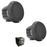 2 x Rockford Fosgate Power Series 10 2400 Watt 4 Ohm Dual Voice Coil Subwoofers