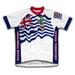 British Indian Ocean Territory Flag Short Sleeve Cycling Jersey for Women - Size 2XL