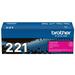 Brother Genuine Magenta Standard-yield Printer Toner Cartridge TN221M