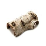 GENEMA Snake Hide Small Reptile Hideout Caves Artificial Birch Log Reptile Terrarium Decor for Scorpions Juvenile Corn Snakes