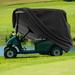LakeForest 4-Person Travel 4-Sided Golf Cart Enclosure (112x48x66in Black)