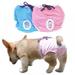 Summark 2 Pack Female Dog Diaper Reusable Washable Durable Absorbent Cloth Doggie Diapers Pants